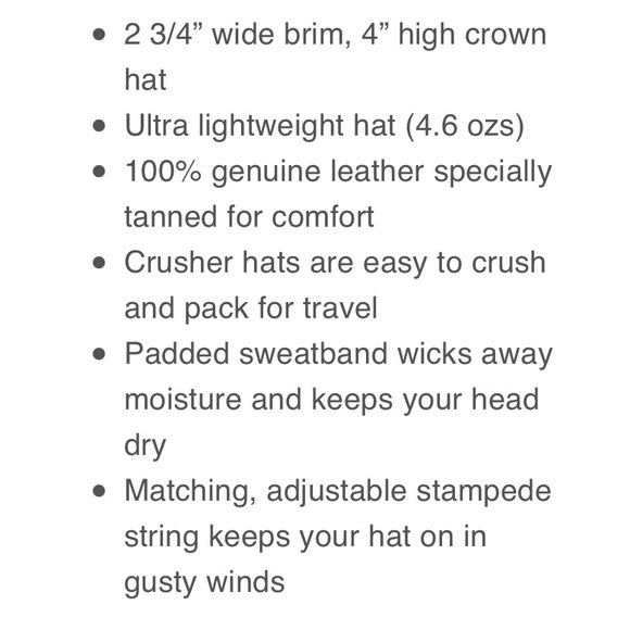 Weatherproof Crusher‎ Cooper Outback Leather Hat Large XL - Picture 16 of 16